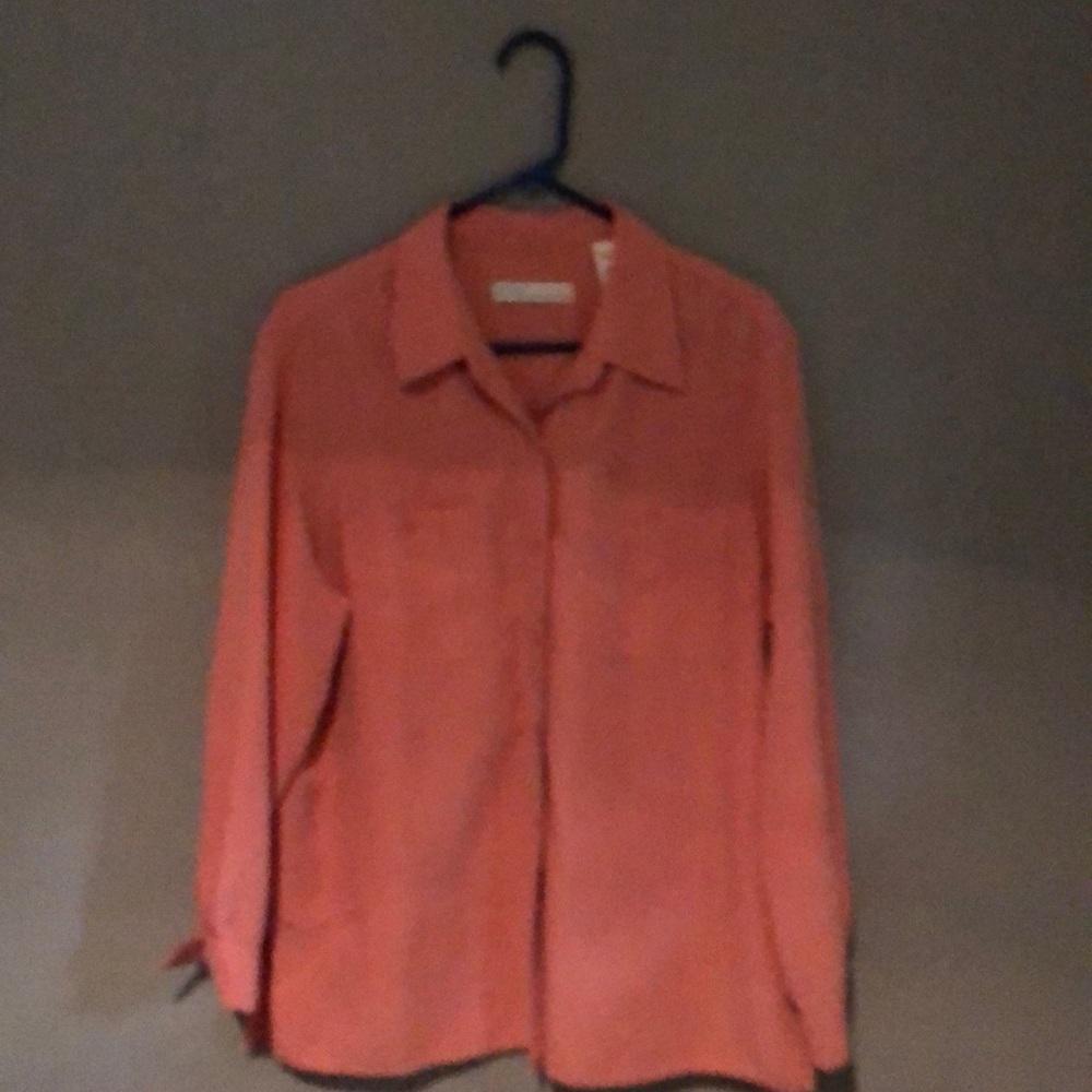 Blouse coral pink